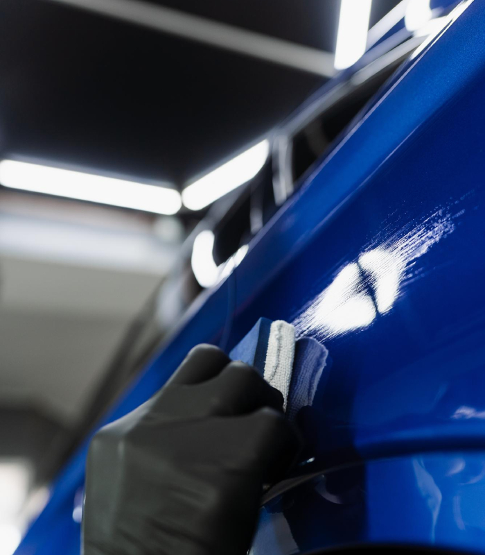 Finition de carrosserie automobile
